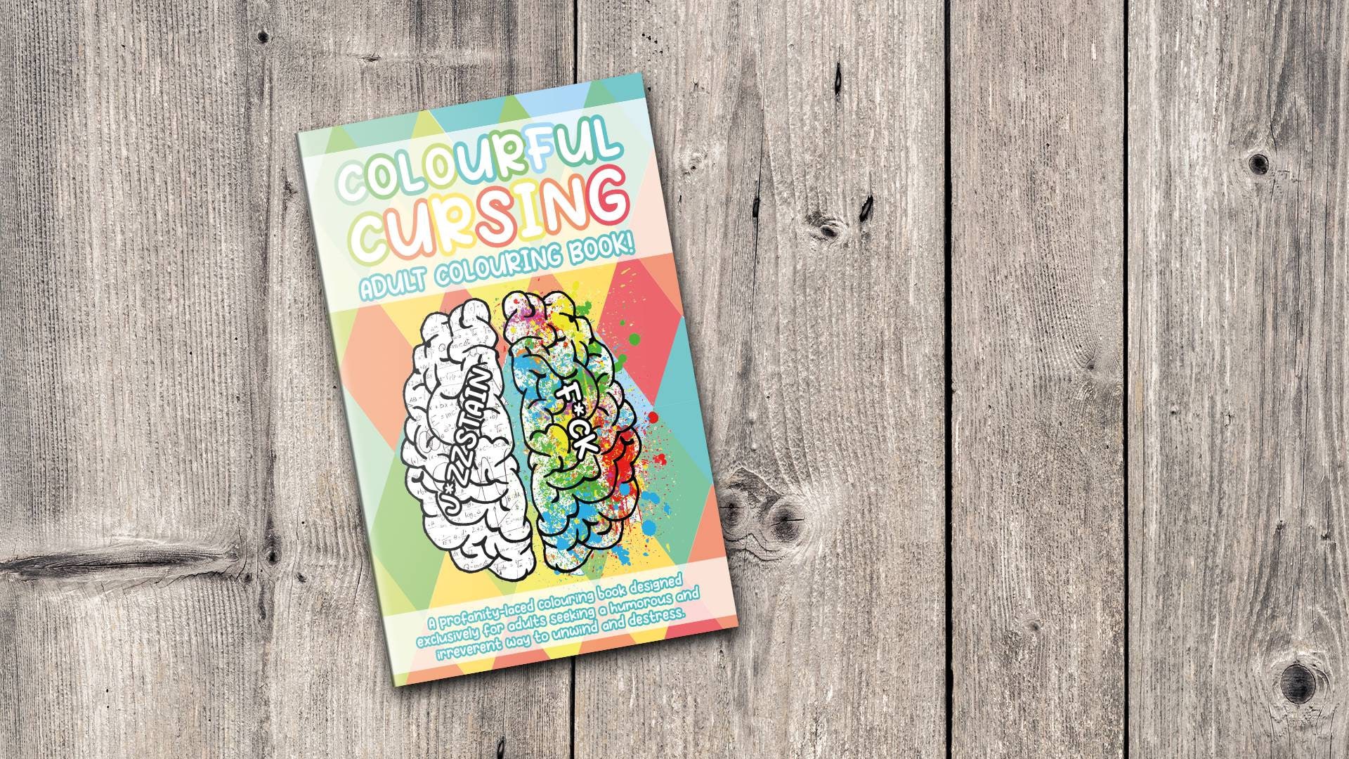 Swear Word Colouring Book - Adult Mandala Anti-Stress A5 Art Therapy