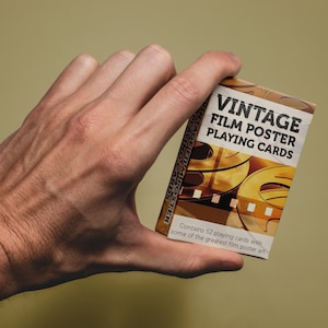 Vintage Film Poster Playing Cards - 52 Playing Cards - Card Pack, Stocking Filler / Birthday Present