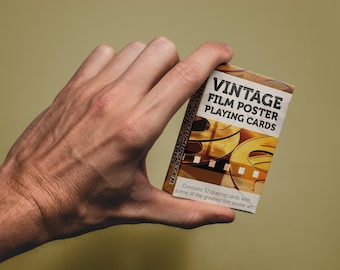 Vintage Film Poster Playing Cards - 52 Playing Cards - Card Pack, Stocking Filler / Birthday Present