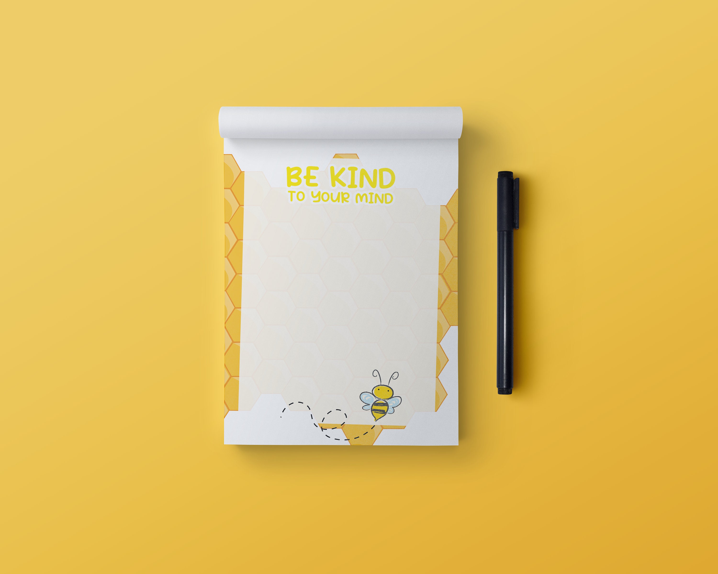Mindfulness Notepad, A6 Self Care Mental Health & Wellbeing Gift