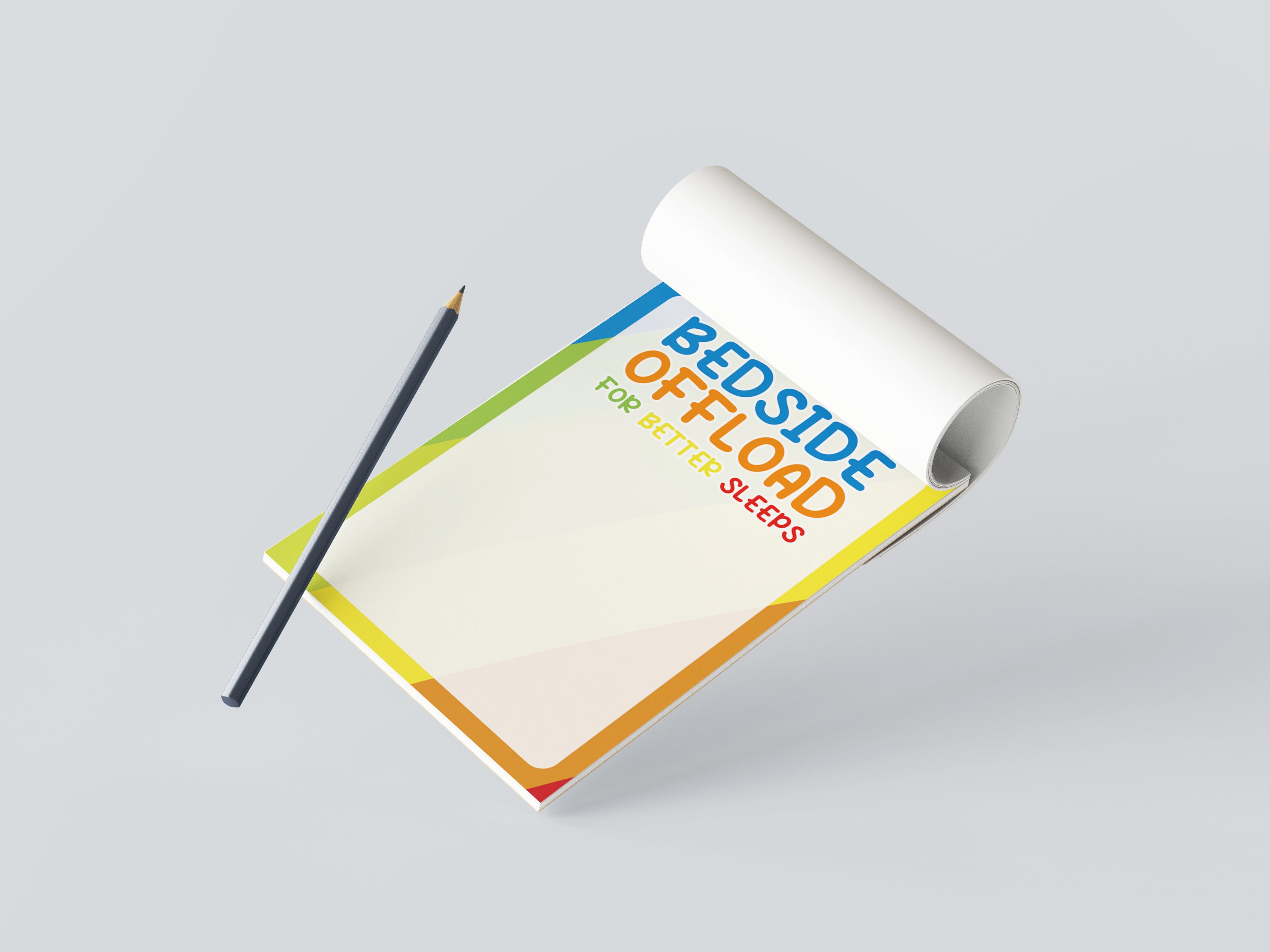 Mental Health Notepad - A6 Bedside Offload Pad for Better Sleep & Wellbeing