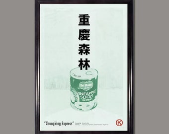 CHUNGKING EXPRESS - Wong Kar Wai, Hong Kong, Film Print, Cantonese, Pineapple