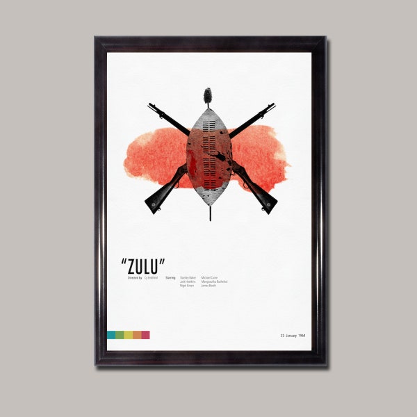 ZULU - Film Print, Michael Caine, South Africa, Classic Film,