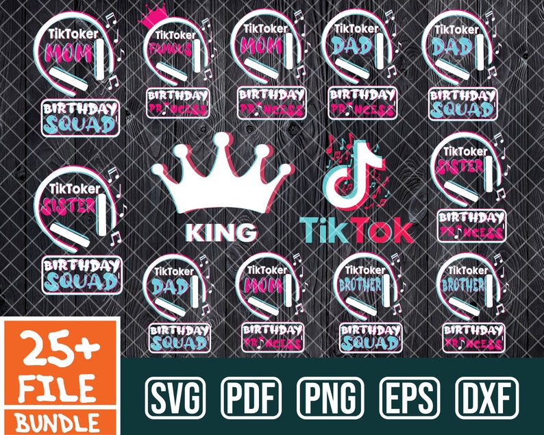 Free Free 172 Tiktok Birthday Princess Svg SVG PNG EPS DXF File