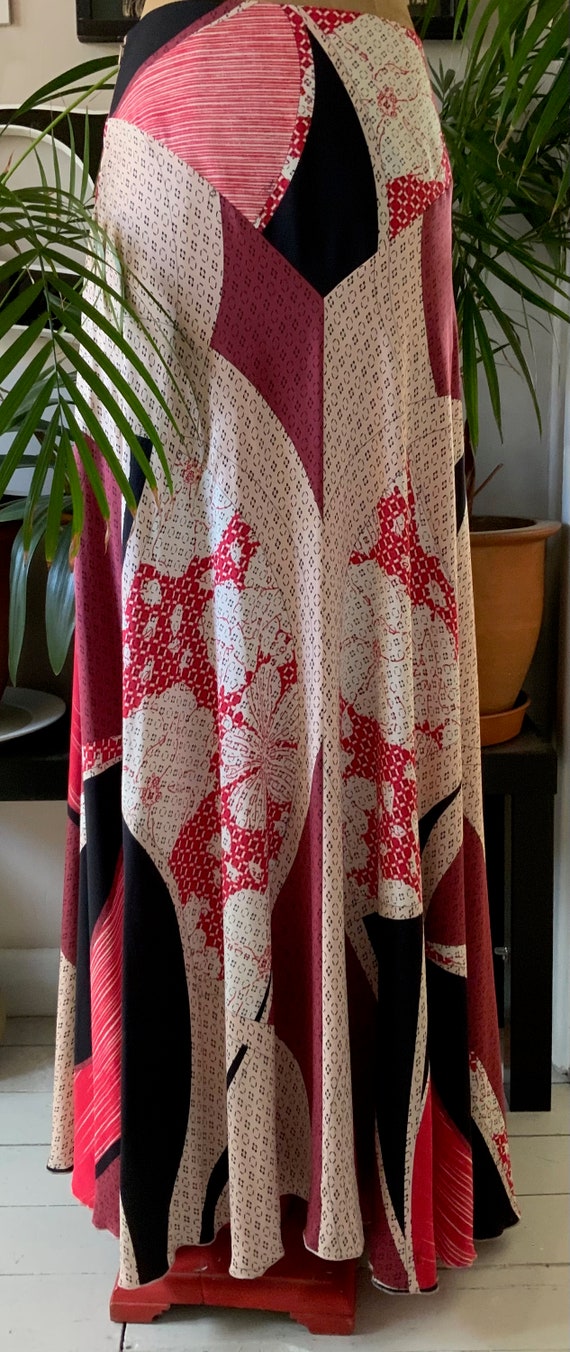 Emilio Pucci Vintage Full Length Silk Skirt
