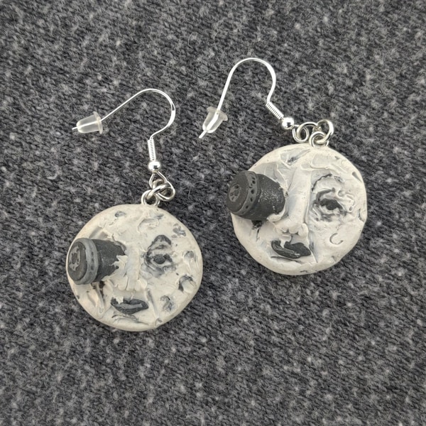 Georges Méliès Silent Film A Trip To The Moon Earrings Pendants