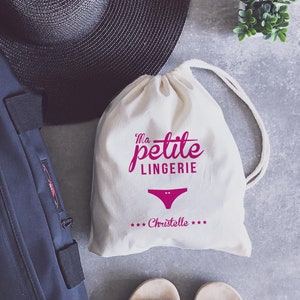 Sac lingerie personnalisé