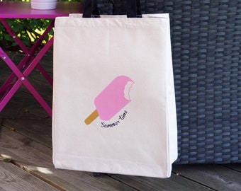 Tote bag Summer Time - Ice Cream