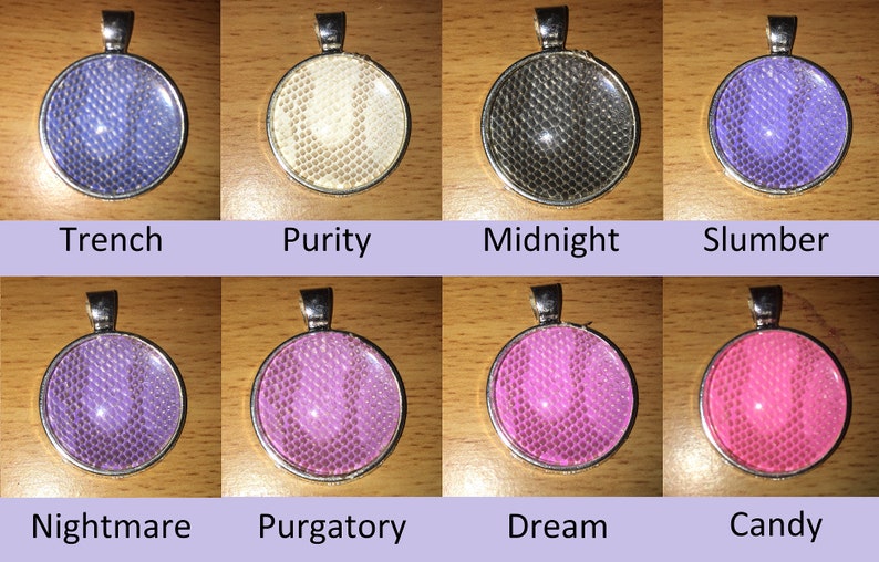 Ball Python Snake Shed Skin Necklace