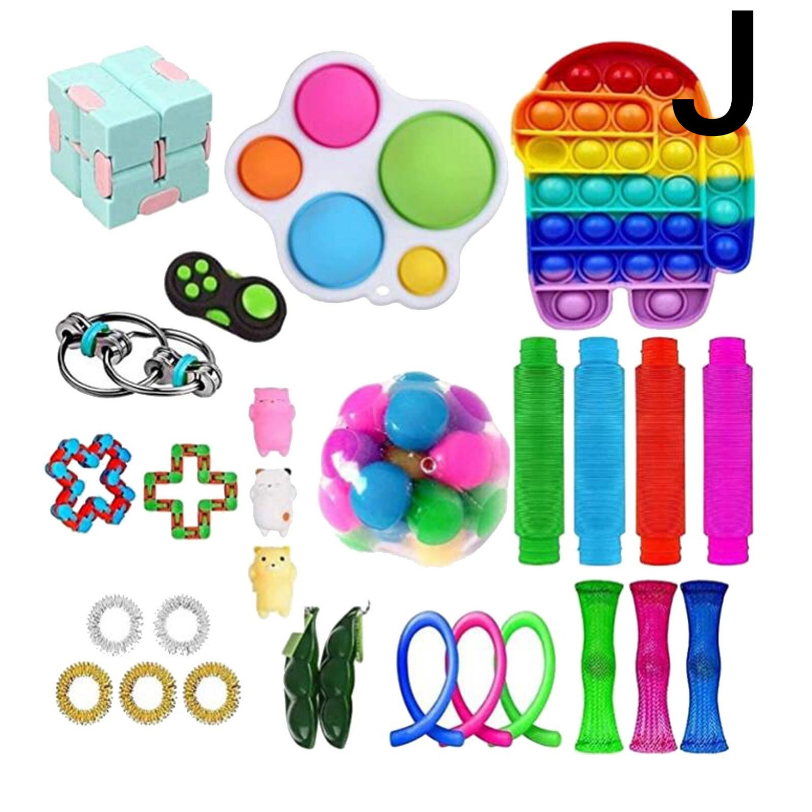 Simple Dimple Fidget Toy Set Mini Stress 23PCS / Set Fidget | Etsy