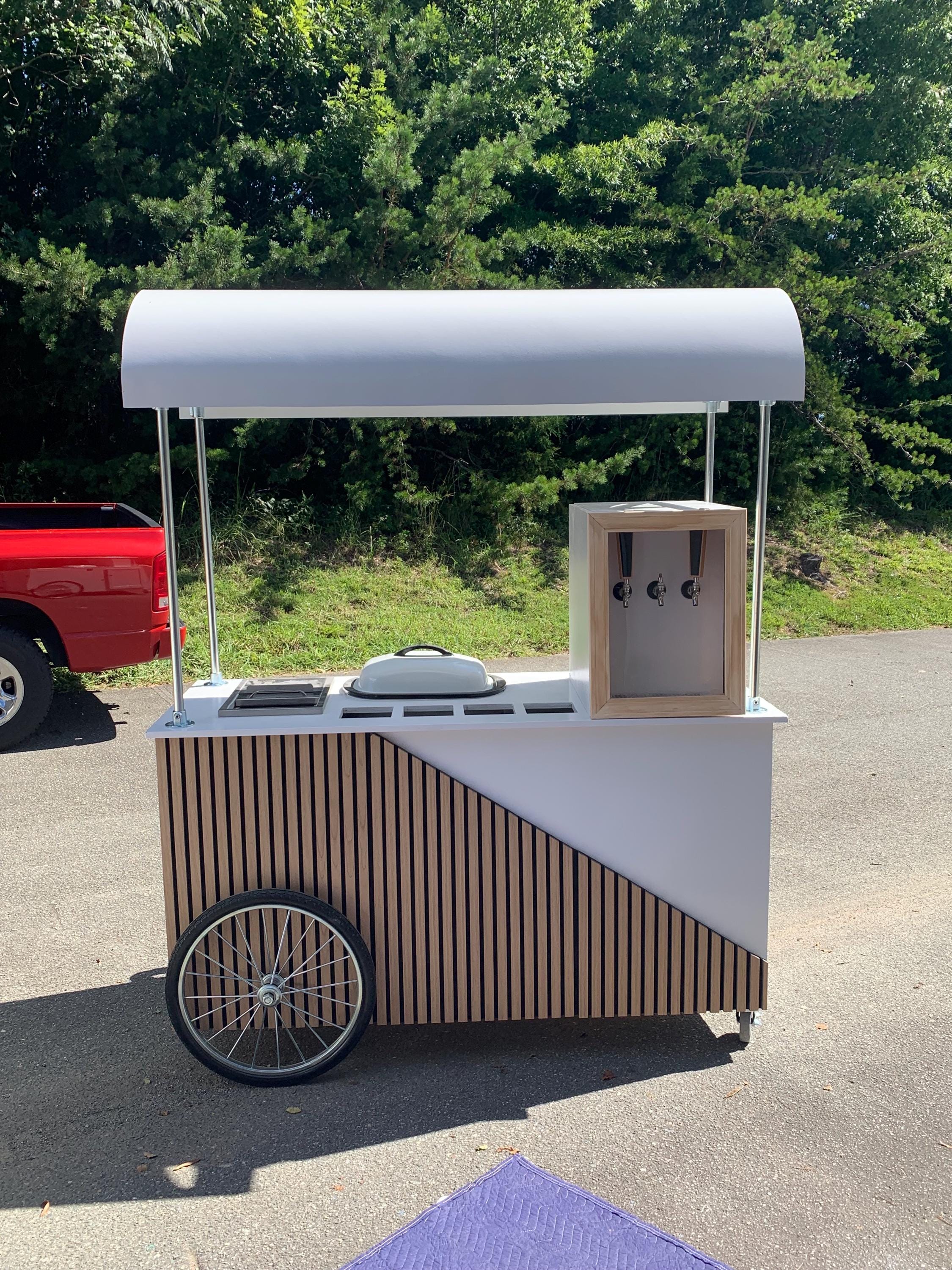 Carrello portatile per esposizione gioielli con ruote per