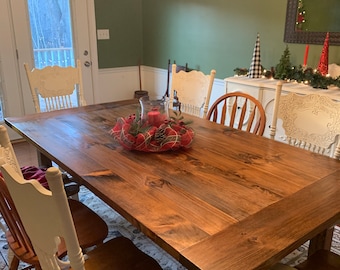 Farmhouse Dining Table - All Wood