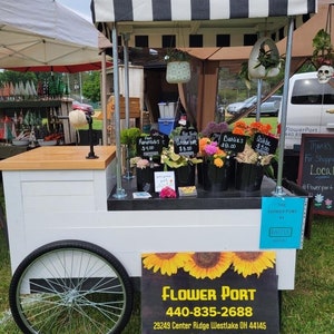 Mobile Flower Market Cart
