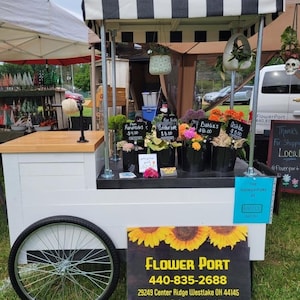 Mobile Flower Market Cart