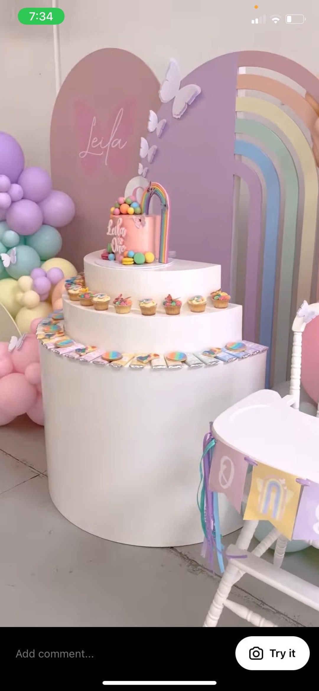 Three-tier Half-round Dessert Table - Etsy