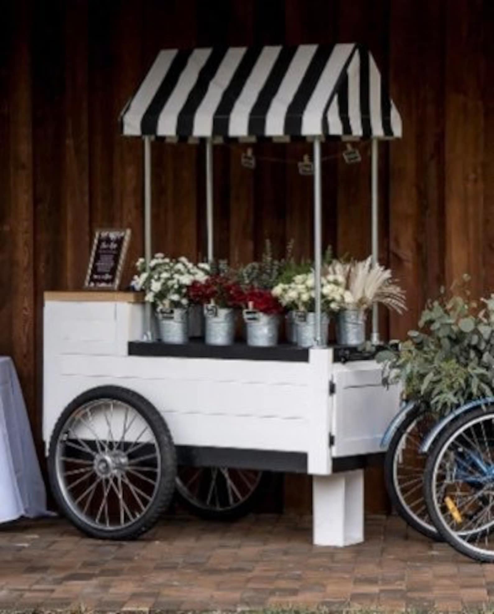 Mobile Flower Market Cart Etsy