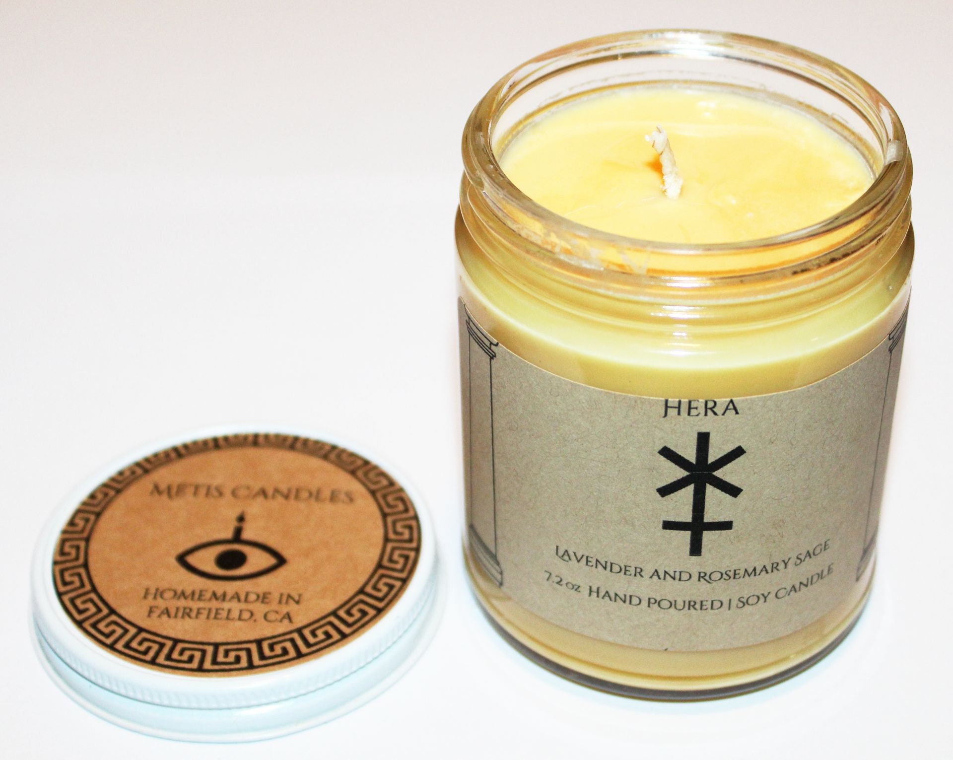 Greek Candle Greek God Scented Candle Hera Soy Candle Etsy 日本