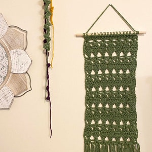 Bohemian Wall Hanging - Crochet Decor Pattern - DIY Boho Wall Decor - Crochet Wall Hanging - Crochet Wall Hanging Pattern - Boho Crochet