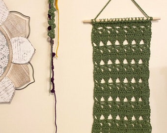 Bohemian Wall Hanging - Crochet Decor Pattern - DIY Boho Wall Decor - Crochet Wall Hanging - Crochet Wall Hanging Pattern - Boho Crochet