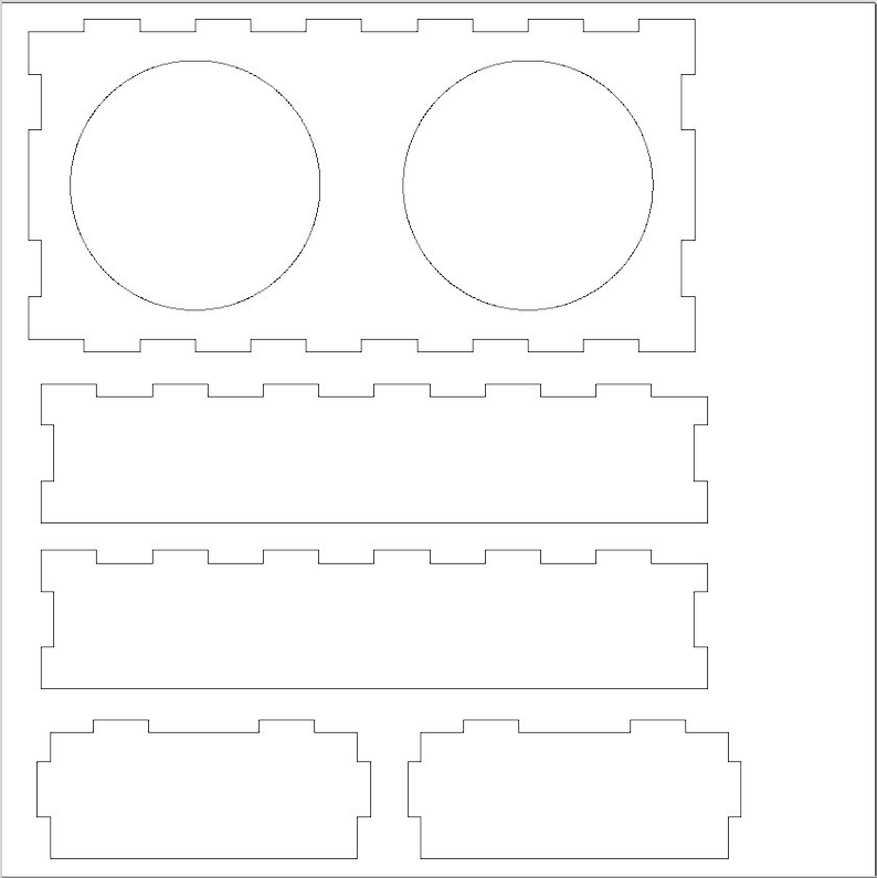 Pet Bowl Stand Plywood CNC Plans DXF Laser DIY Vector Vcarve File Etsy
