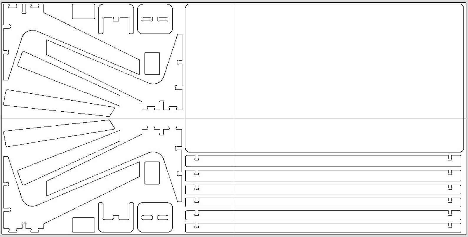 Plywood Table CNC Plans DXF Laser DIY Vector Vcarve Etsy