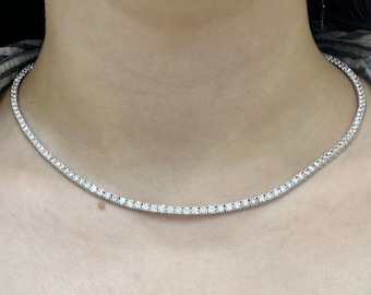 14kt Diamond Tennis  Necklace