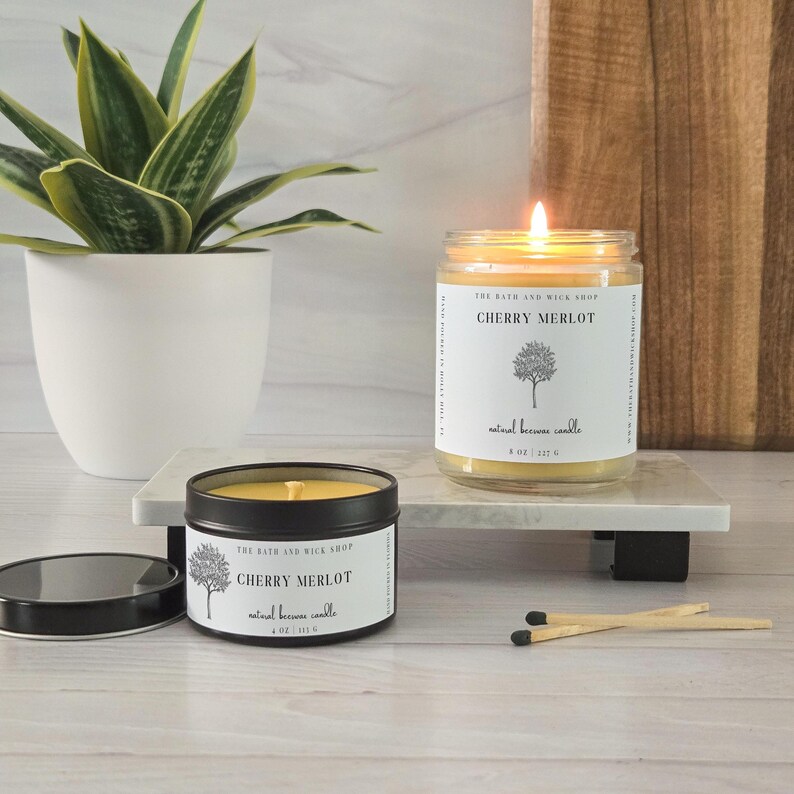 TheBathandWickShop Beeswax Candle - Thumbnail 4