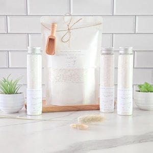 Natural Foaming Bath Salts | Bath Soak | Self Care Spa Gifts