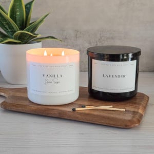 3 Wick Beeswax Candles | Hand Poured | All Natural + Non Toxic | Candle Gifts