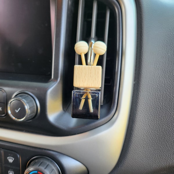 Vent Clip Car Diffuser | Glass Bottle Diffuser | Natural Car Freshener