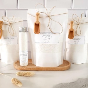 Natural Foaming Bath Soak | Natural Bath Salts | Self Care Gifts | Spa Gifts | Natural Skincare