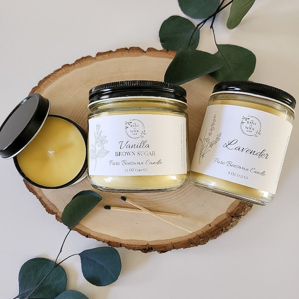 Pure Beeswax Candles