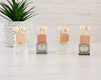 Vent Clip Car Diffuser | Glass Bottle Diffuser | Natural Vehicle Freshener