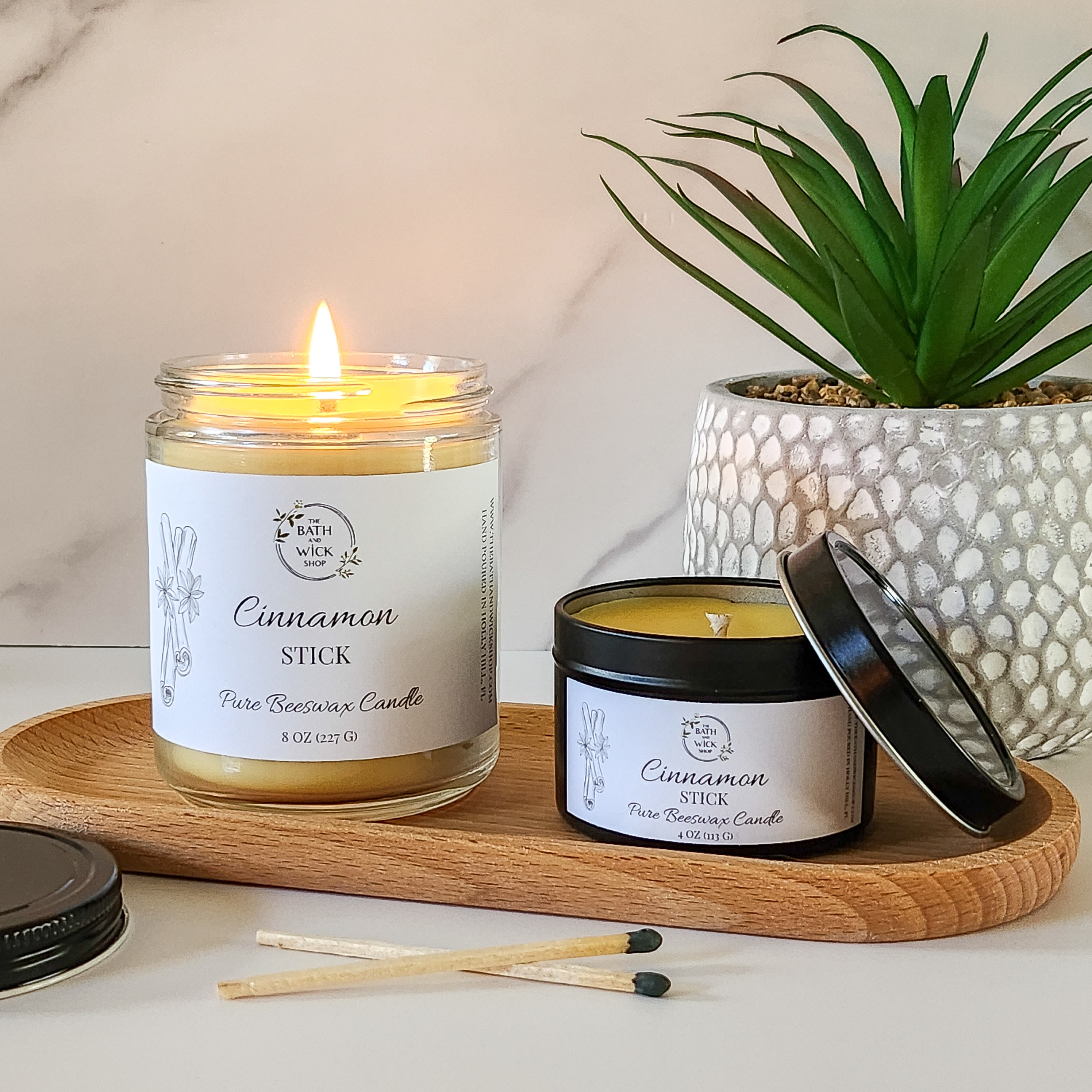 Ceramic Jar Pure Beeswax Candle – The Bath and Wick Shop