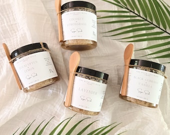All Natural + Organic Sugar Scrubs | Hand + Body Skincare