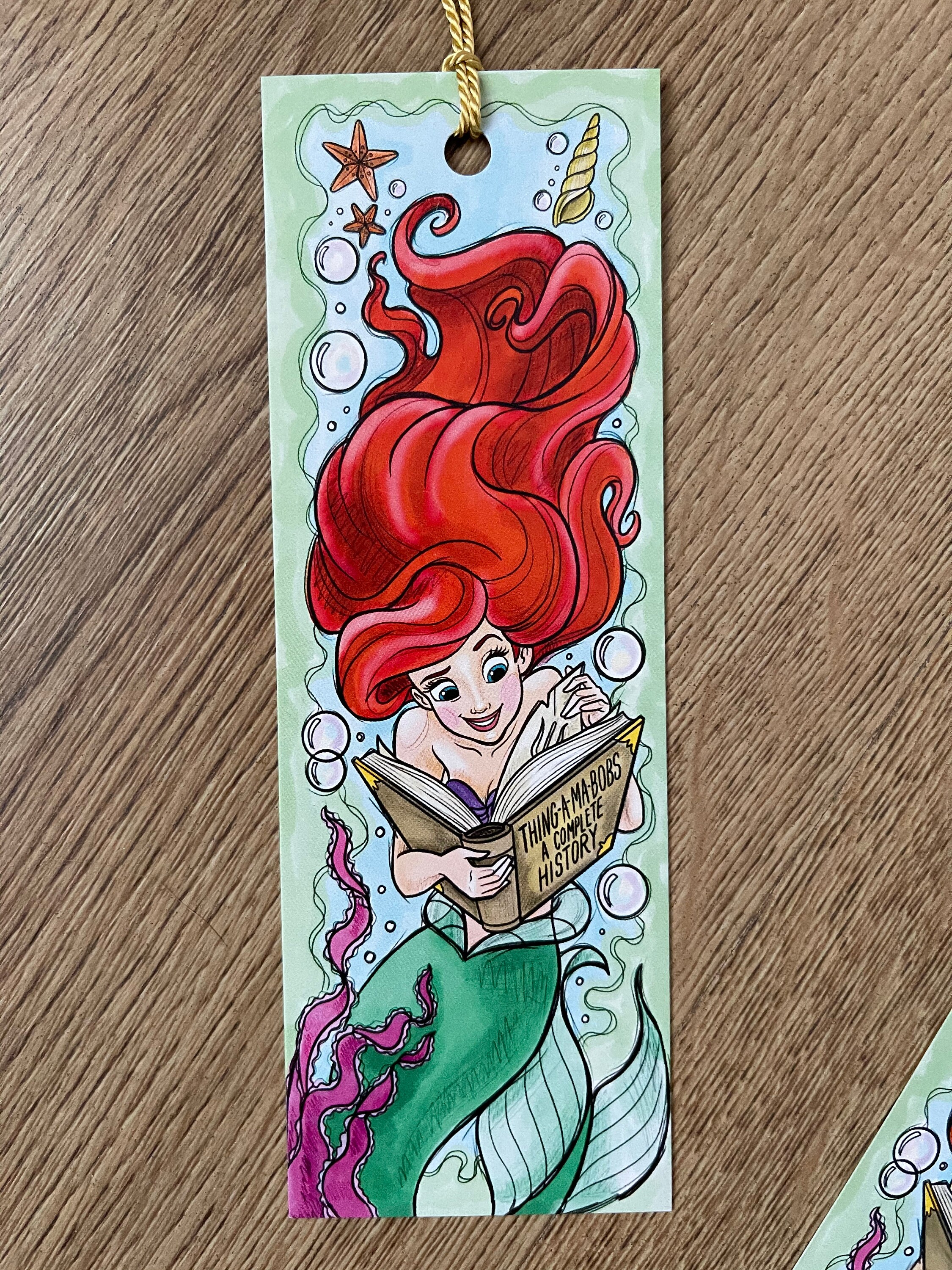 Disney Ariel die kleine Meerjungfrau Lesezeichen | Etsy