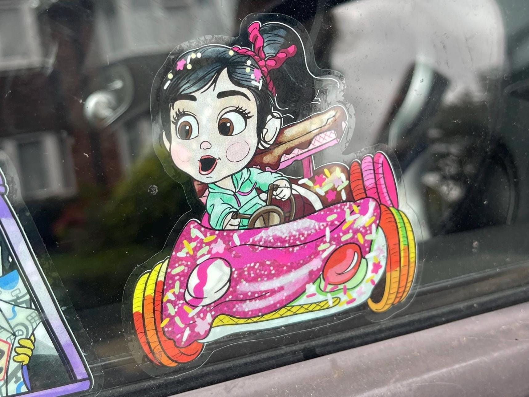 Vanellope Von Schweetz • Wreck it Ralph • Sugar Rush car window vinyl sticker
