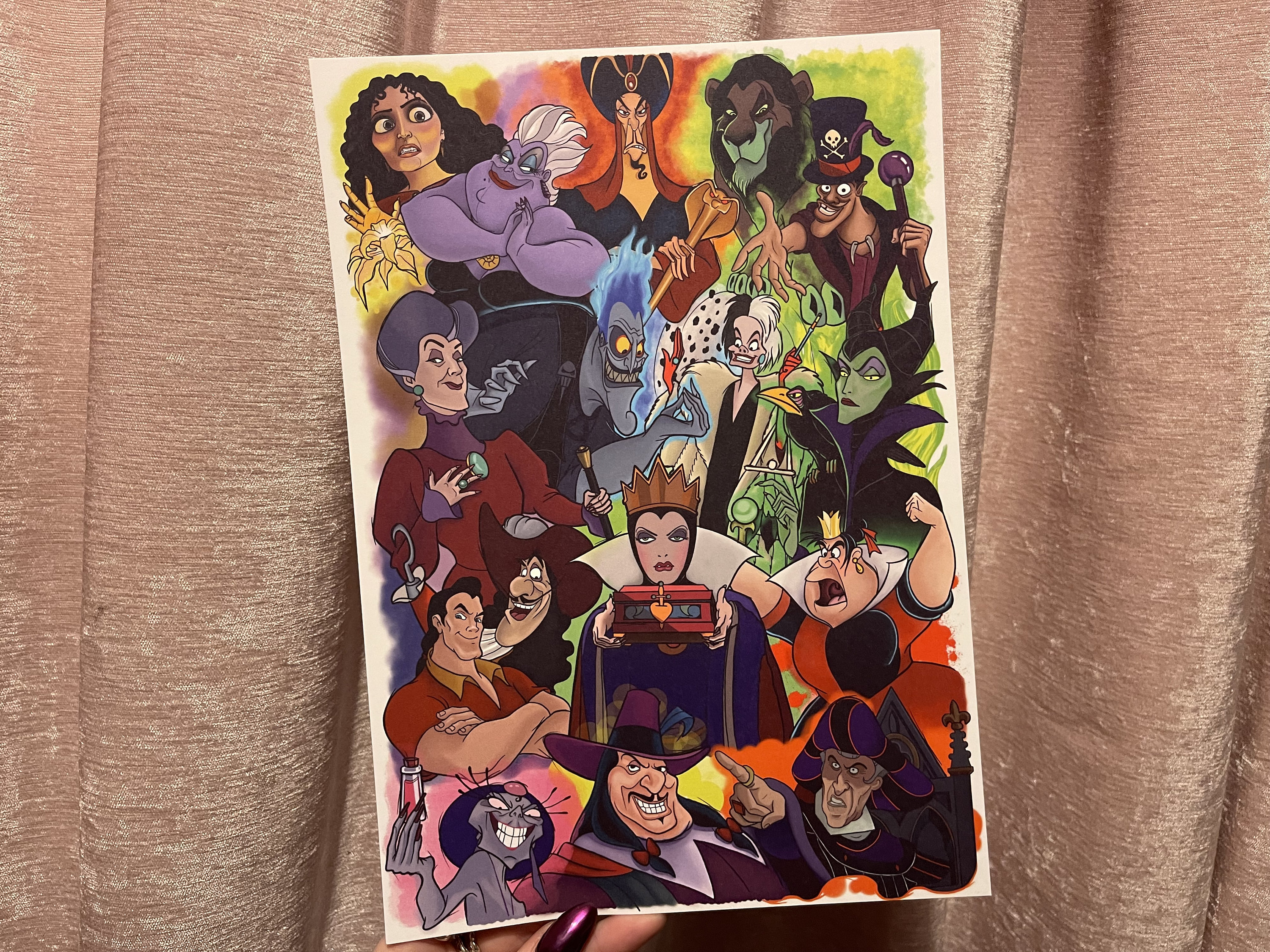 Disney Villains Art Print • A4 Matte Illustration - Etsy