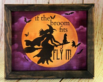 Halloween Farmhouse Sign | Halloween Accent Sign | Halloween Tiered Tray Decor | Halloween Small Sign | Halloween Home Decor