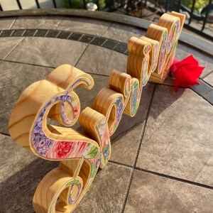 Spring Wood Cutout, Spring Flower Wood Decor, Tiered Tray Decor, Shelf ...