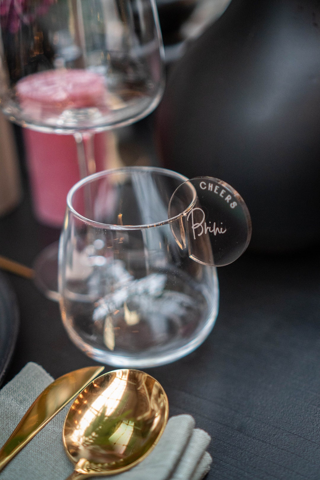 Personalized Drink Markers / Beverage Markers Made of Acrylic Etsy