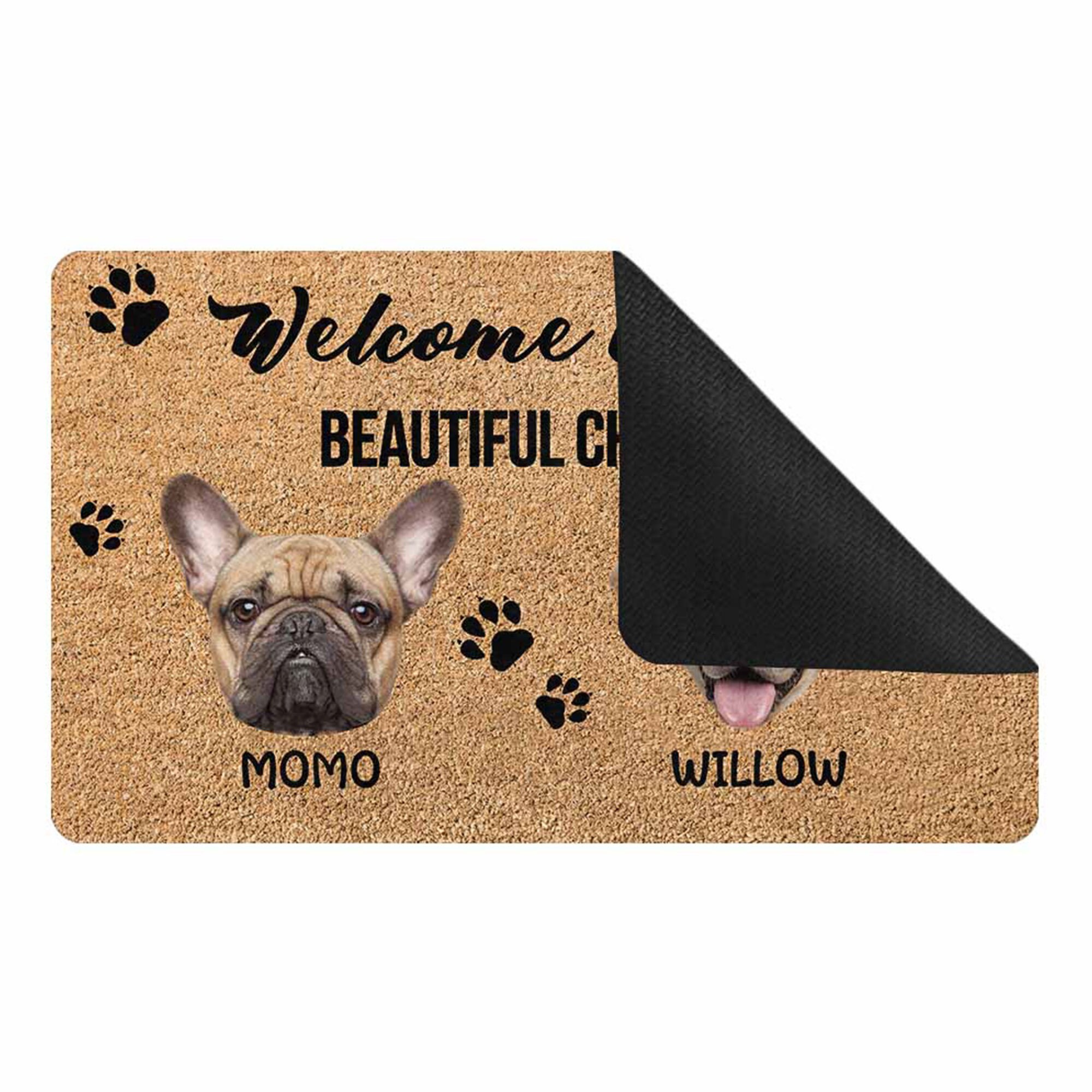 Dog Name Doormat Personalized Dog Doormat Pet Photo Gift Idea Etsy