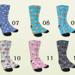 Custom Face Sock,Personalized Photo Socks,Custom Photo Socks with Text,ustomized Dog Photo Socks,Birthday/Anniversary Gift For HimDad gifts zdjęcie 3