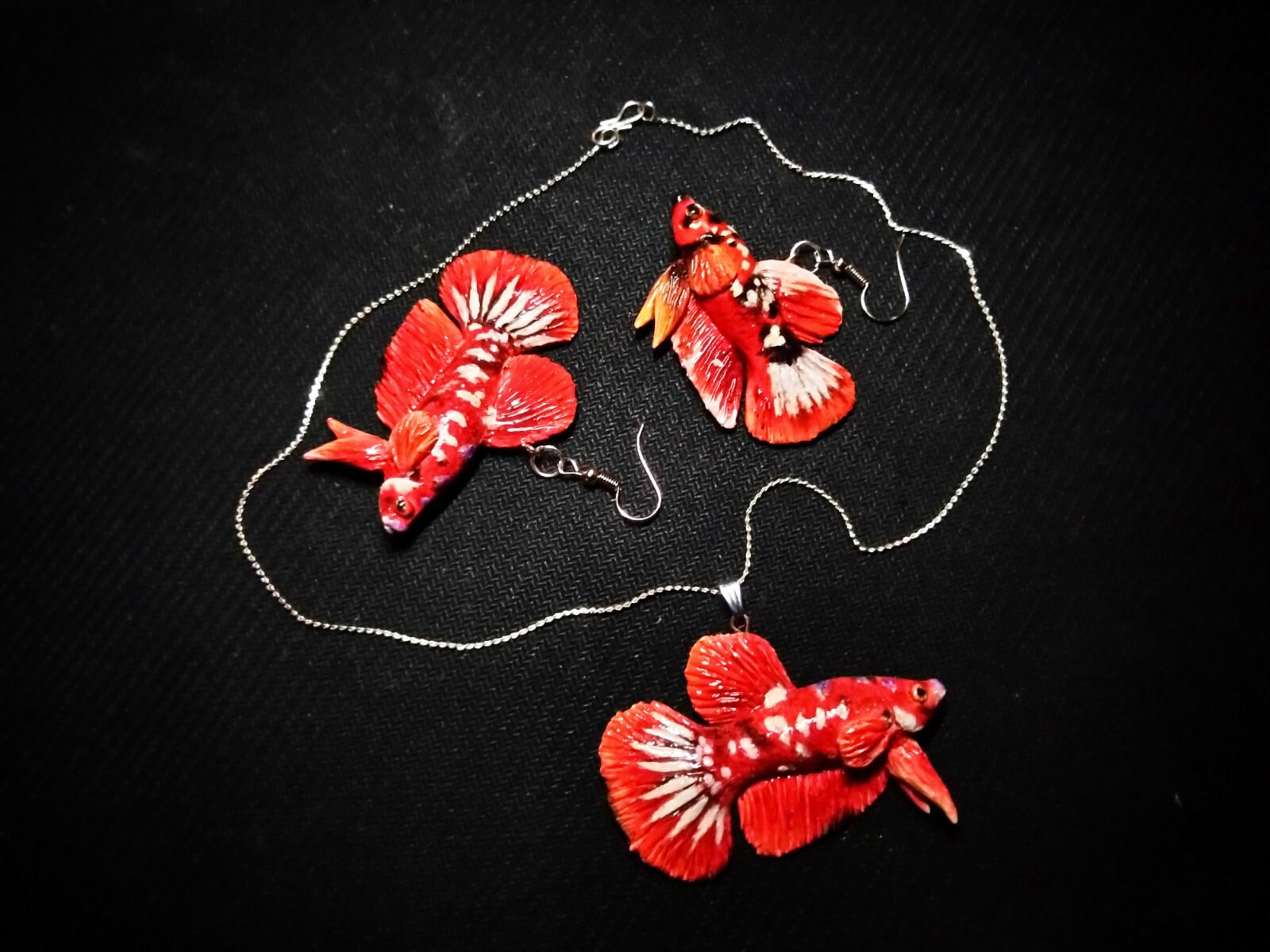 Betta fish best sale earrings