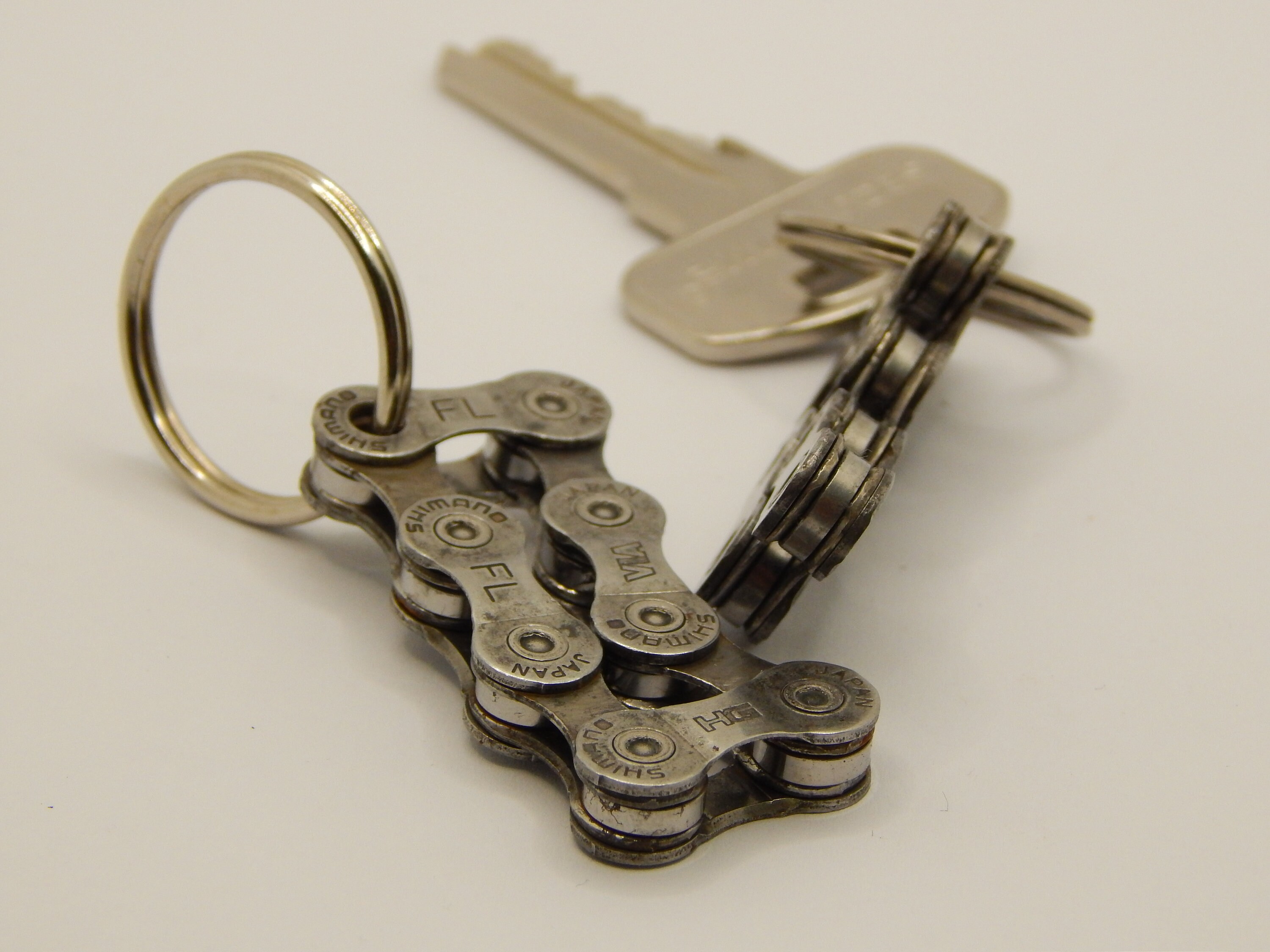 Key Chain / Key Ring Made From Upcycled Bicycle Bicycle Bike Etsy