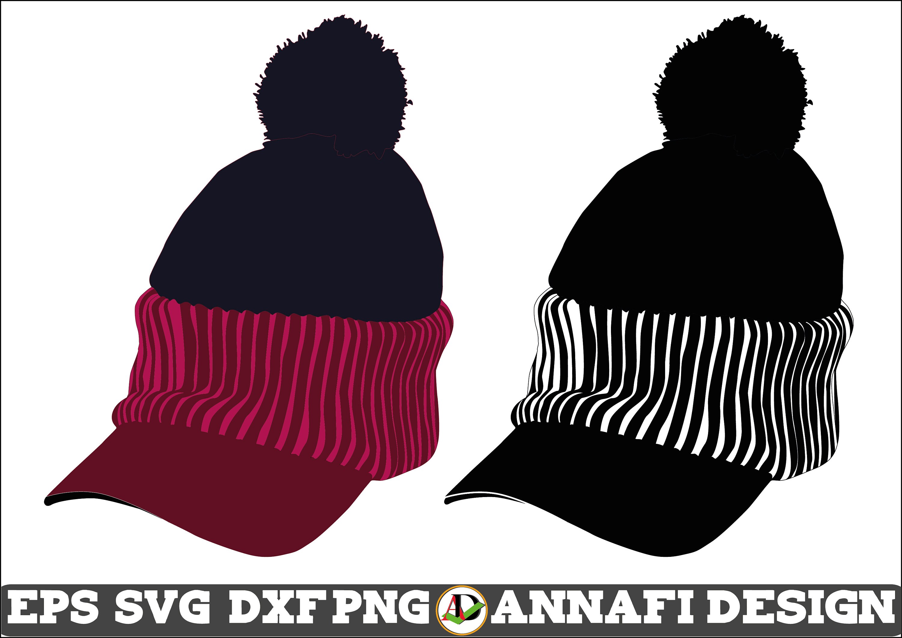 Beanie Hat SVG Beanie Hat Vector Cricut file Clipart Etsy