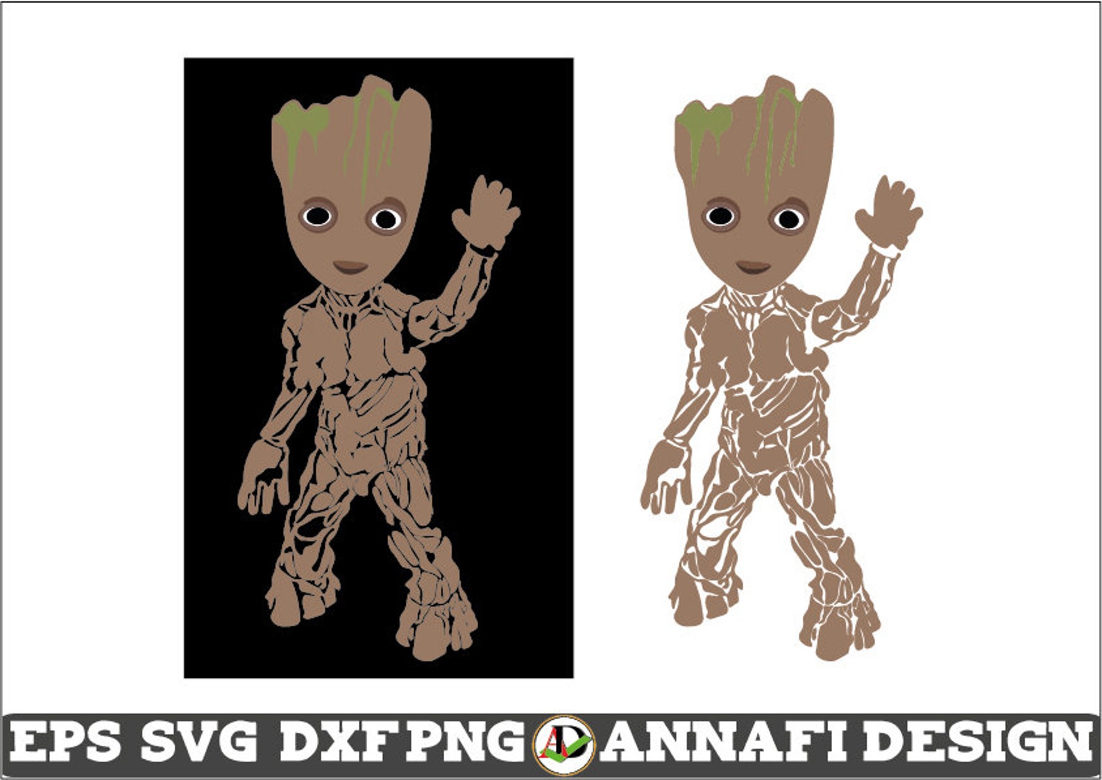 Download Baby groot SVG groot svg Vector Cri cut file Clipart | Etsy