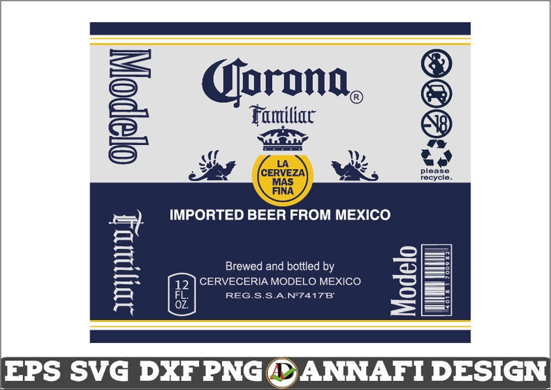 Corona Extra Label SVG Corona Familiar Label Svg Vector Cri Etsy Corona Extra Label SVG Corona Familiar Label Svg Vector Cri Etsy