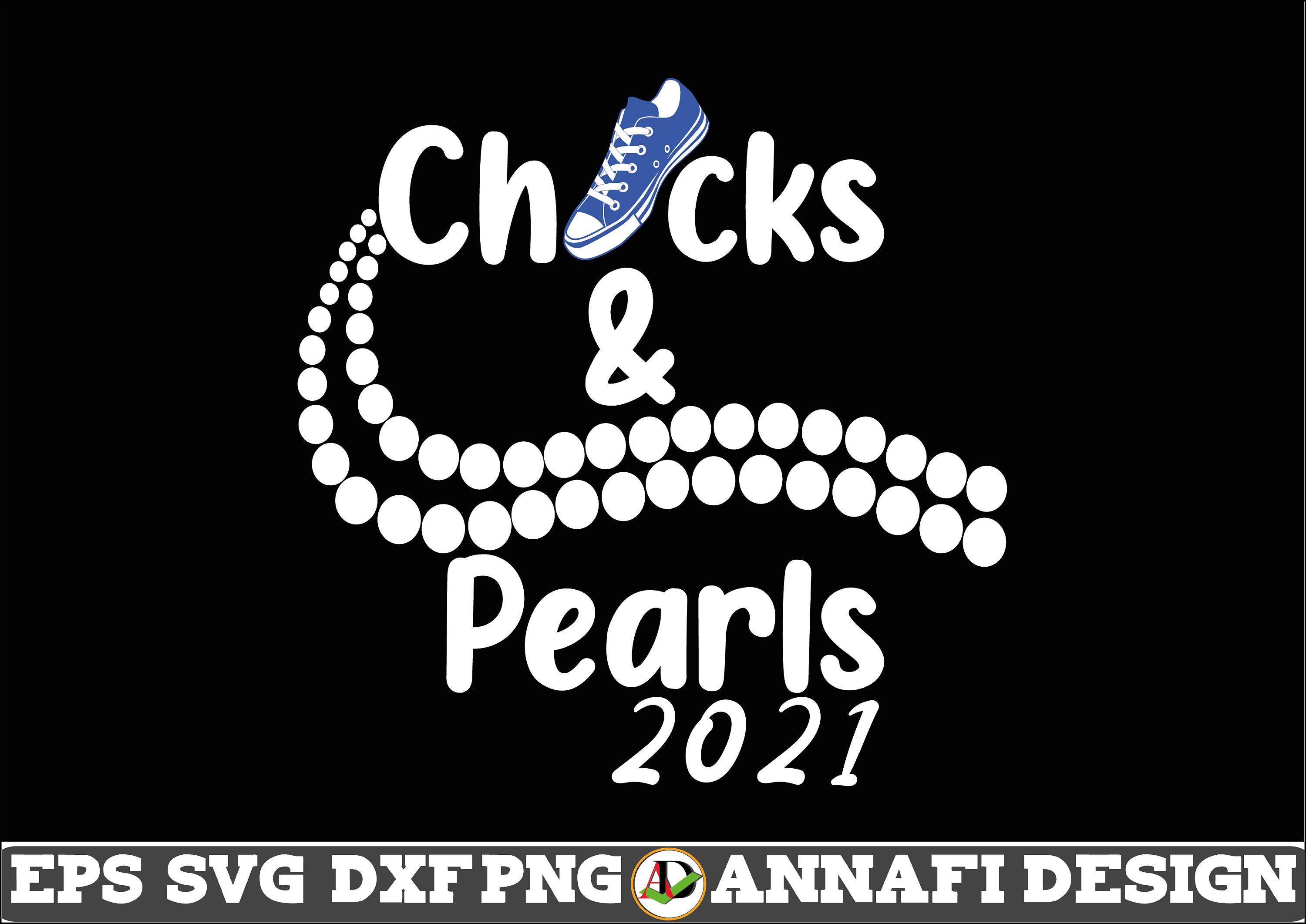 Chucks and pearls SVG Vector Cri cut file Clipart Cuttable Etsy