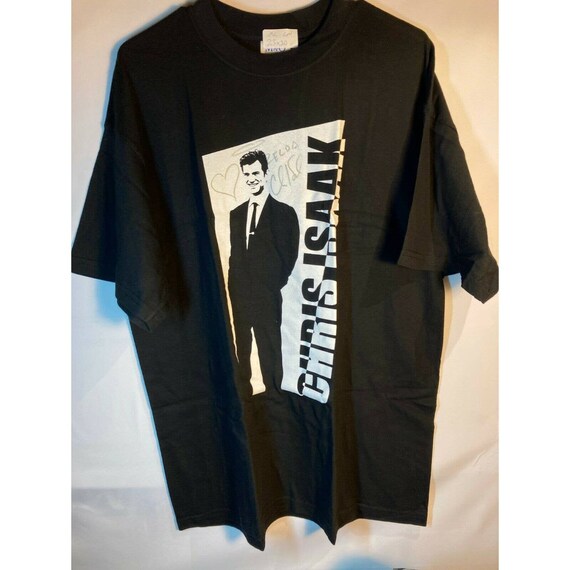 Vintage Chris Isaak 2003 Signature Tour T-Shirt Bl